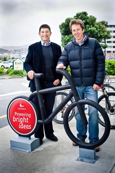 The Bikerakk launch is on Friday 19 March, 11am, at Chaffers New World, Wellington